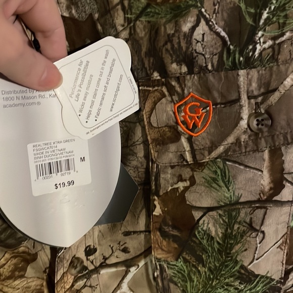 🦌🎣FREE NWT Realtree Game Winner Duracool Hunting/Fishing Shirt - Picture 4 of 12